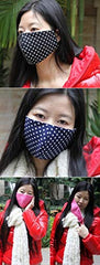 Pollution PM2 5 Washable Children DOTS White