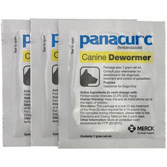 Panacur C Canine Dewormer Three 1 Gram Packages Fenbendazole<BR>파나큐어 C 1그램 3팩 팬벤다졸 구충제